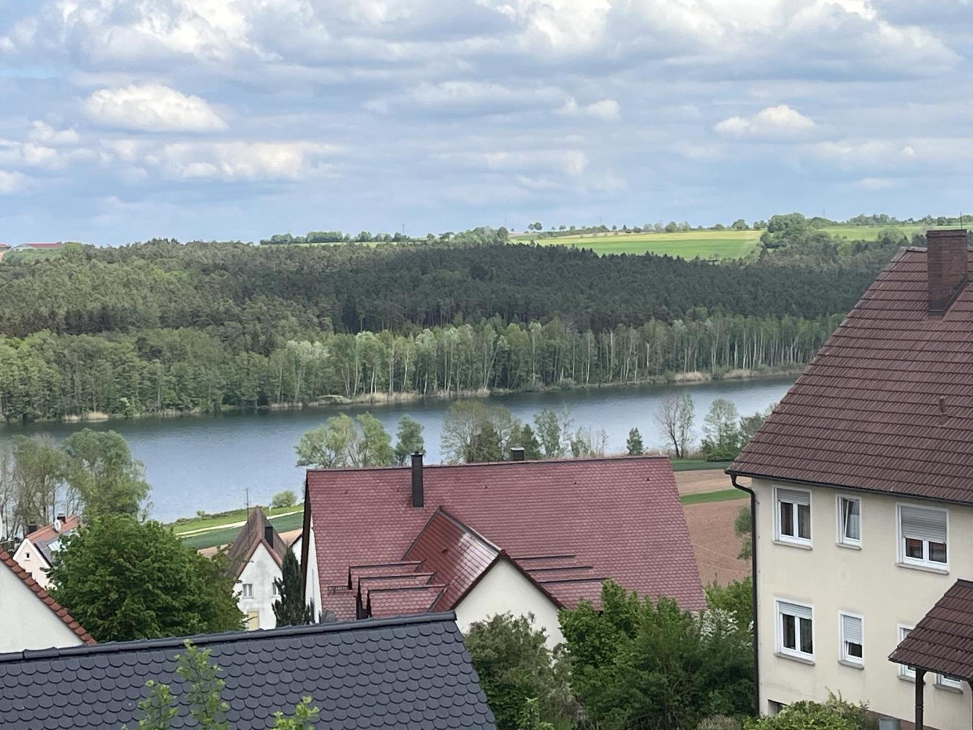 Wohnung Mit Dachterasse Absberg Exterior foto
