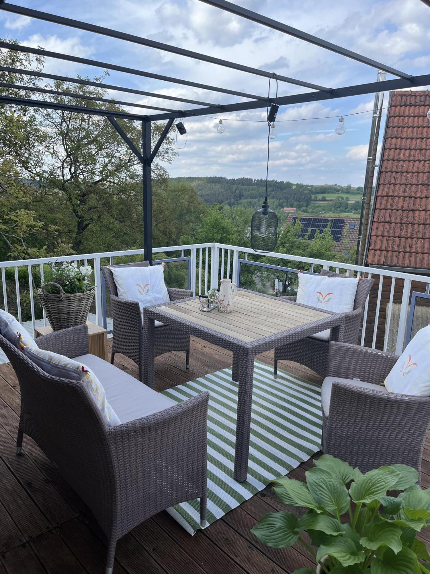 Wohnung Mit Dachterasse Absberg Exterior foto